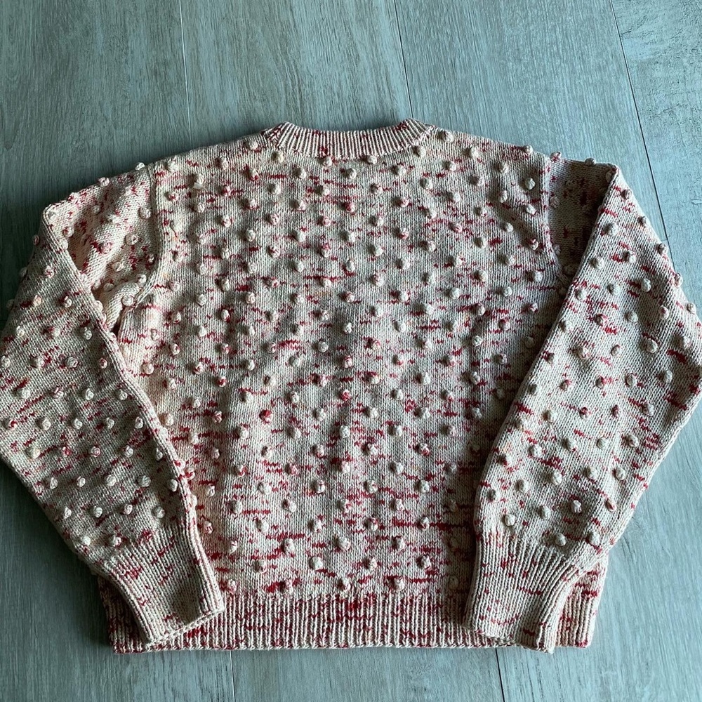 Misha & Puff Adult Crewneck Sweater Poppy Confetti - Picture 4 of 4